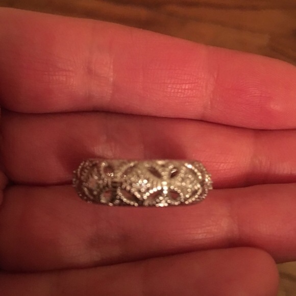 925 Stamped Ring. - Picture 3 of 4